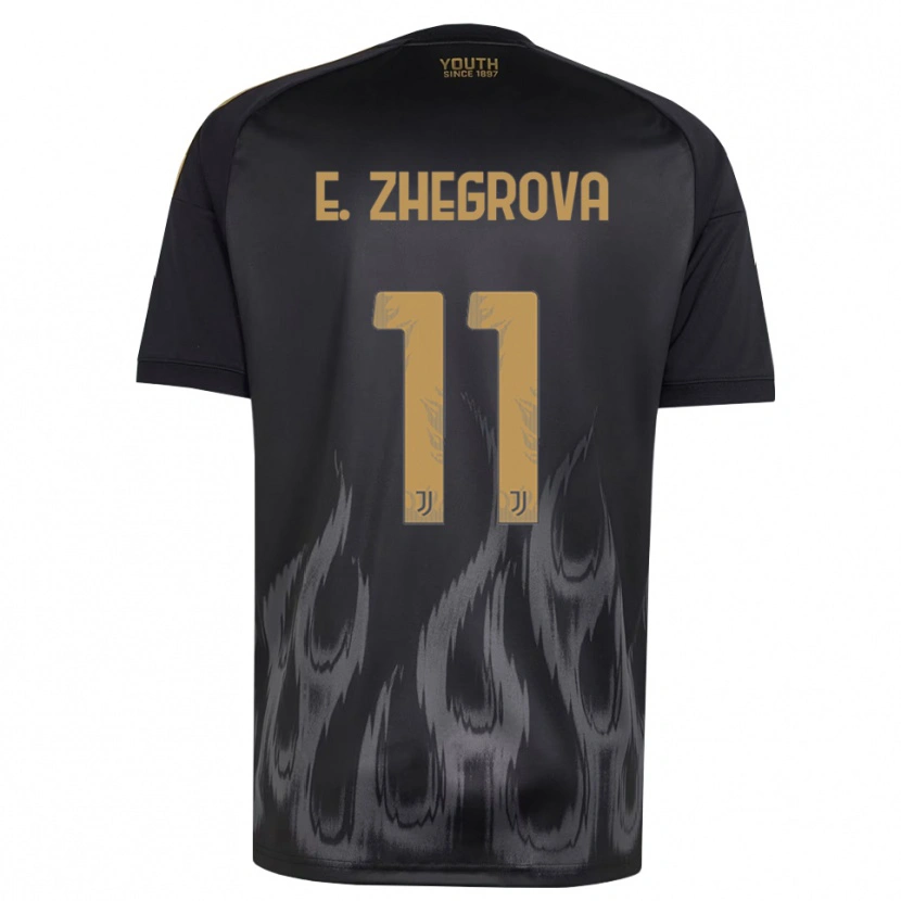 Danxen Damen Edon Zhegrova #11 Schwarz Braun Ausweichtrikot Trikot 2026/27 T-Shirt Österreich