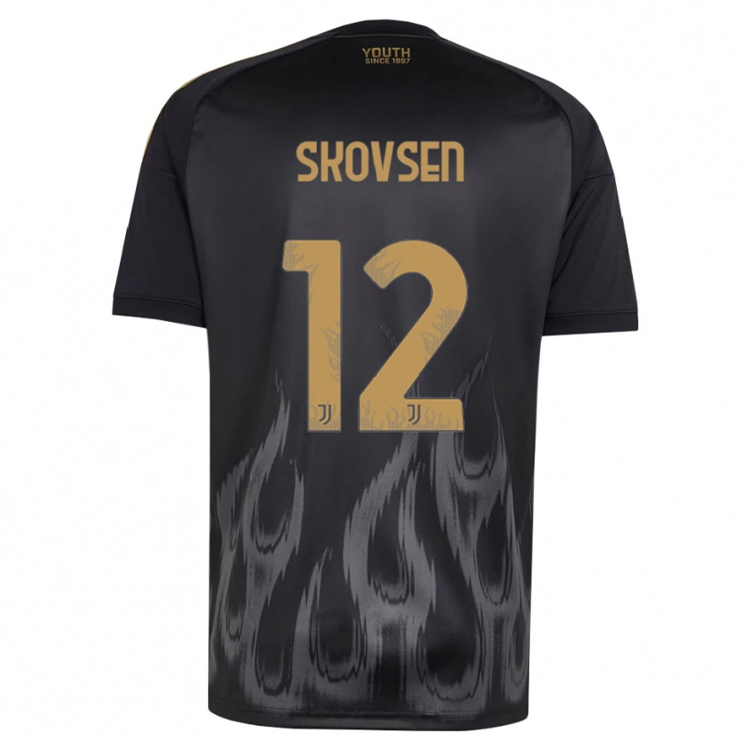Danxen Damen Matilde Lundorf Skovsen #12 Schwarz Braun Ausweichtrikot Trikot 2026/27 T-Shirt Österreich
