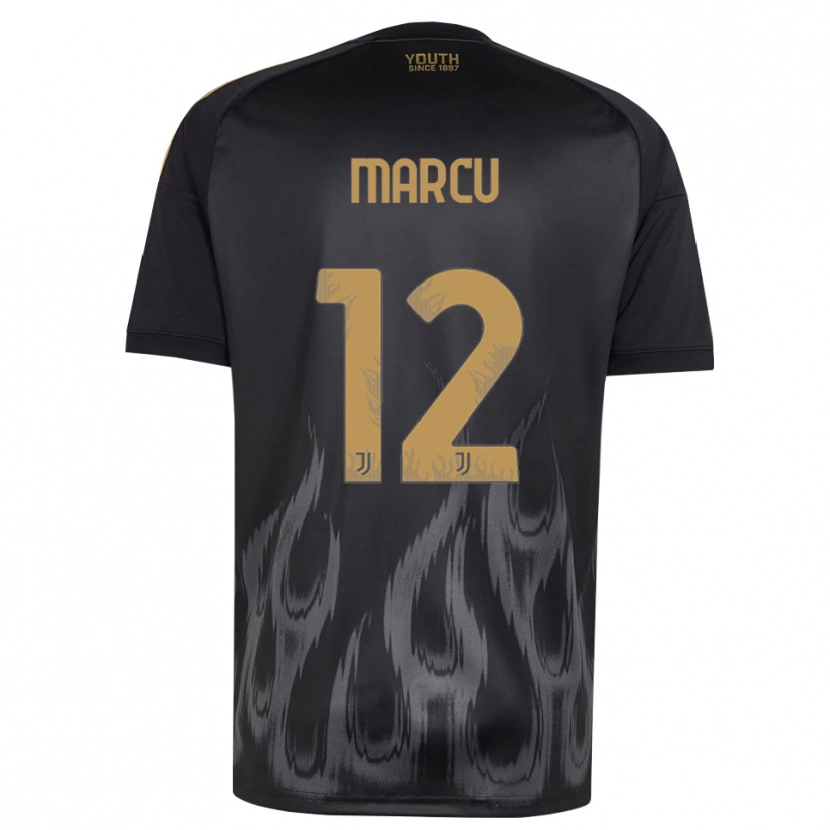 Danxen Damen Alessio Marcu #12 Schwarz Braun Ausweichtrikot Trikot 2026/27 T-Shirt Österreich