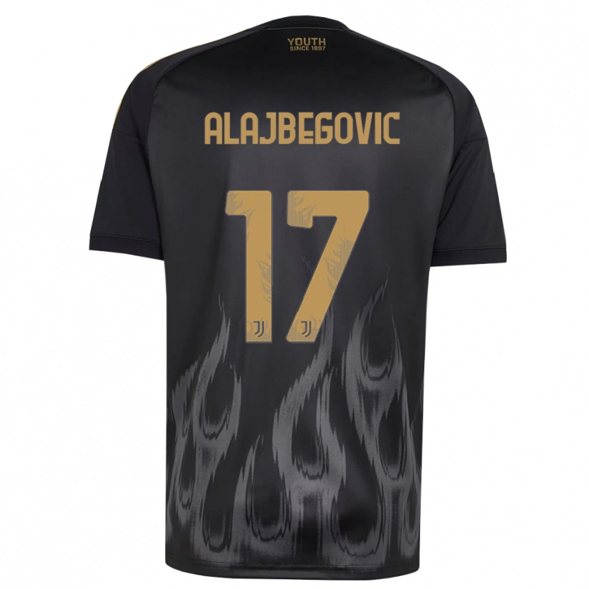 Danxen Damen Kerim Alajbegovic #17 Schwarz Braun Ausweichtrikot Trikot 2026/27 T-Shirt Österreich