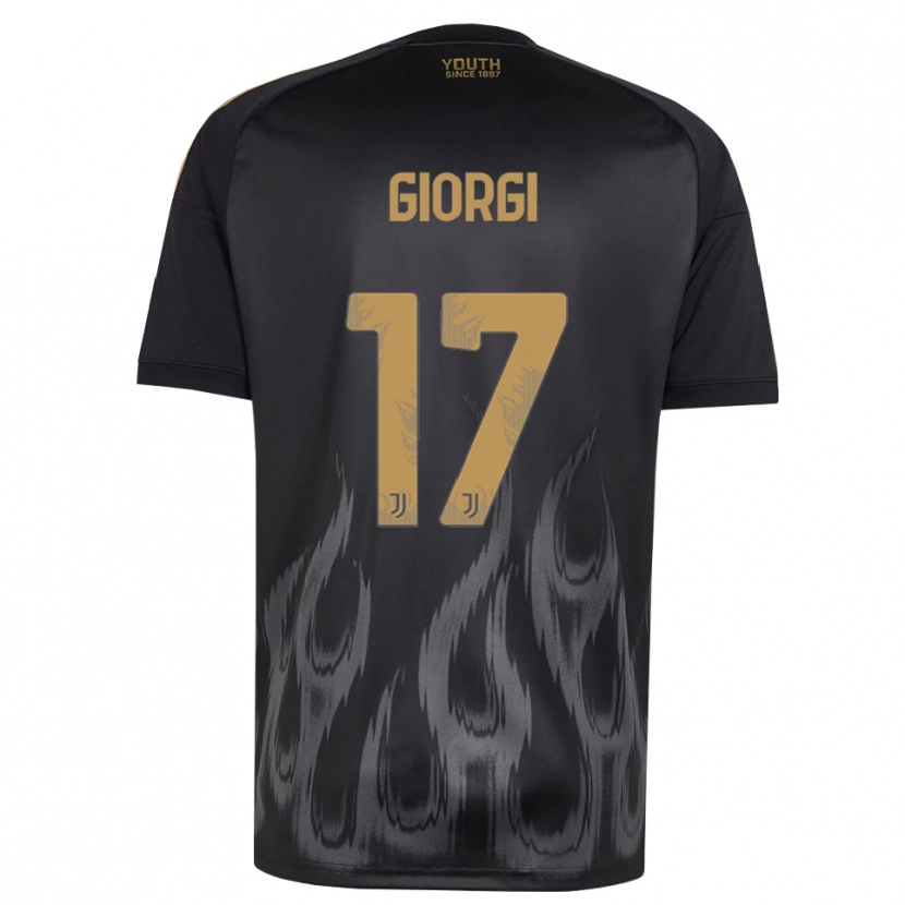 Danxen Damen Lorenzo Giorgi #17 Schwarz Braun Ausweichtrikot Trikot 2026/27 T-Shirt Österreich