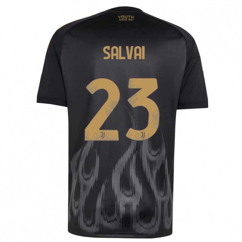Danxen Damen Cecilia Salvai #23 Schwarz Braun Ausweichtrikot Trikot 2026/27 T-Shirt Österreich