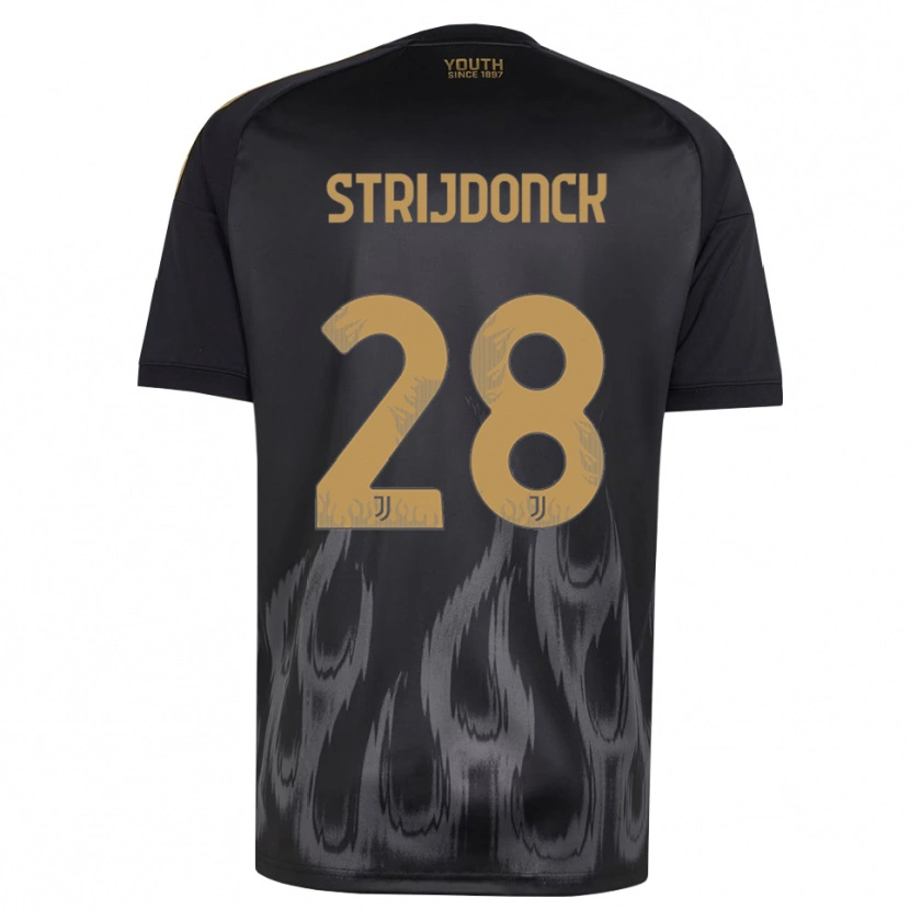 Danxen Damen Bayron Strijdonck #28 Schwarz Braun Ausweichtrikot Trikot 2026/27 T-Shirt Österreich