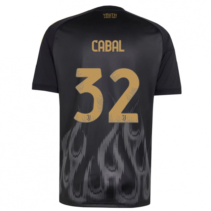 Danxen Damen Juan Cabal #32 Schwarz Braun Ausweichtrikot Trikot 2026/27 T-Shirt Österreich