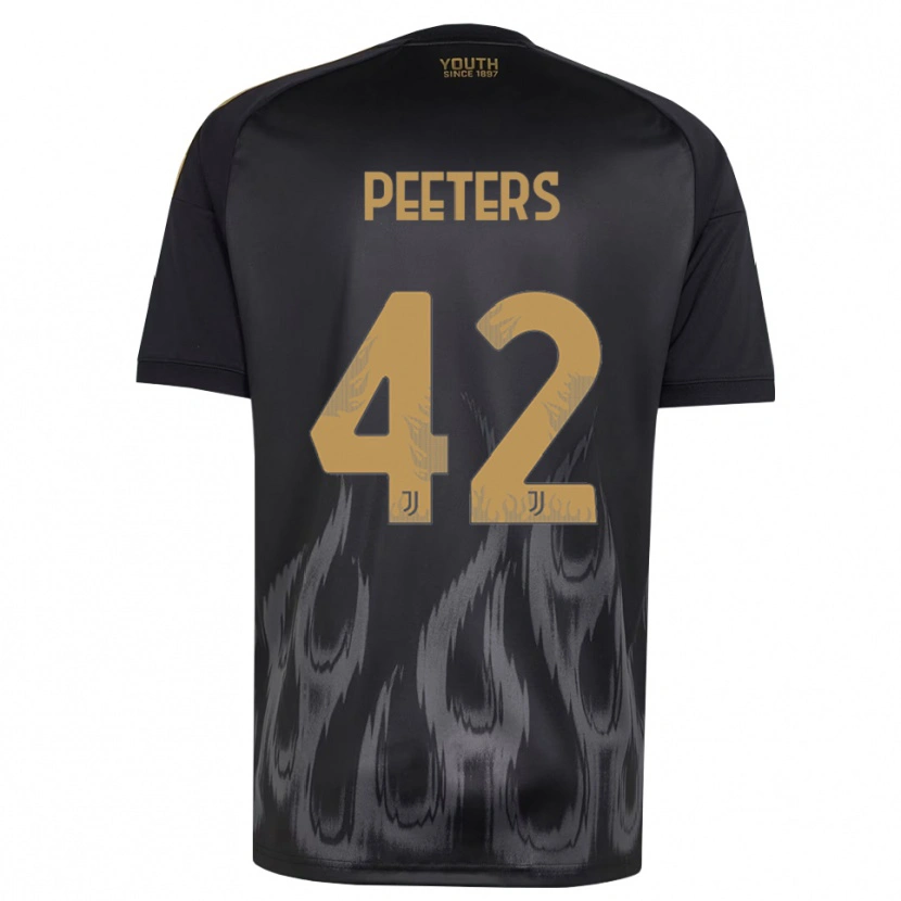 Danxen Damen Daouda Peeters #42 Schwarz Braun Ausweichtrikot Trikot 2026/27 T-Shirt Österreich