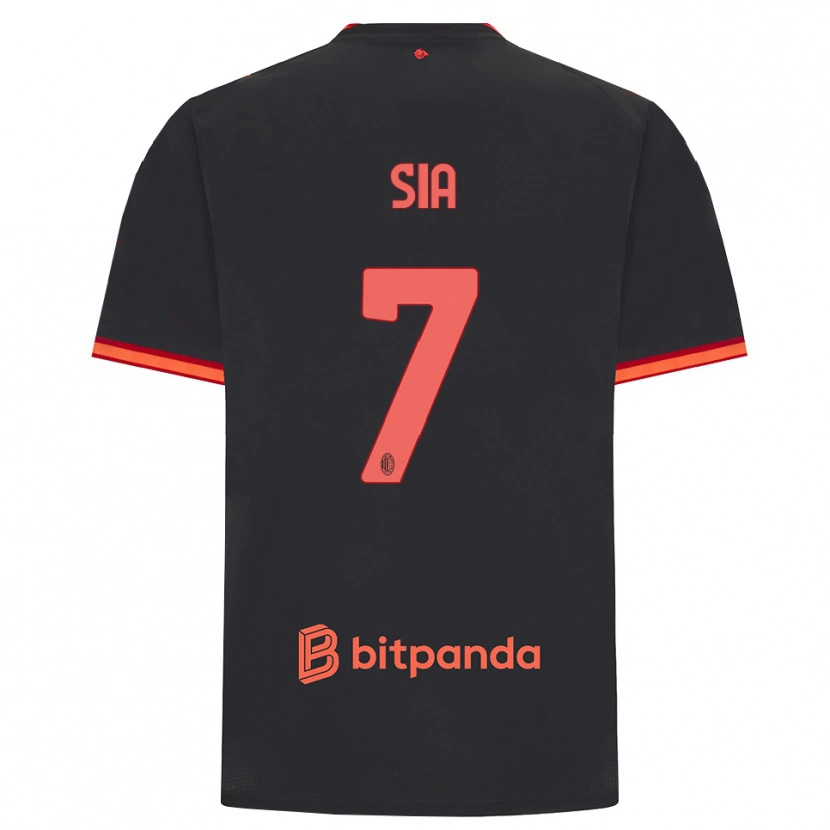 Danxen Damen Diego Sia #7 Schwarz Rot Ausweichtrikot Trikot 2026/27 T-Shirt Österreich
