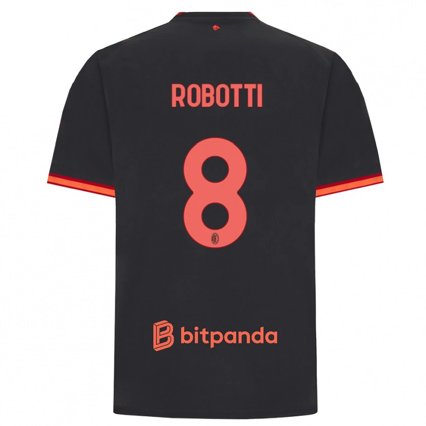 Danxen Damen Giovanni Robotti #8 Schwarz Rot Ausweichtrikot Trikot 2026/27 T-Shirt Österreich