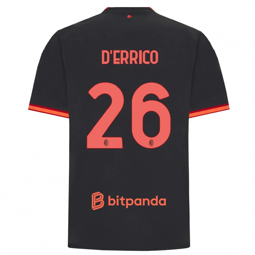 Danxen Damen Leonardo D'errico #26 Schwarz Rot Ausweichtrikot Trikot 2026/27 T-Shirt Österreich