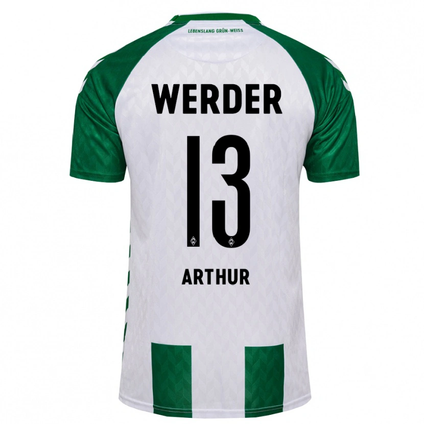 Danxen Damen Arthur Augusto De Matos Soares #13 Grün Weiß Heimtrikot Trikot 2026/27 T-Shirt Österreich