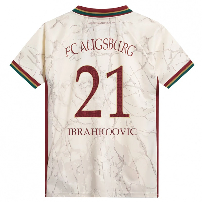 Danxen Damen Arijon Ibrahimovic #21 Grün Reis Weiß Burgund Heimtrikot Trikot 2026/27 T-Shirt Österreich