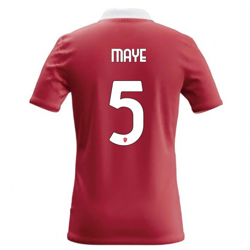 Danxen Kinder Yvan Maye #5 Rot Weiß Heimtrikot Trikot 2026/27 T-Shirt Österreich
