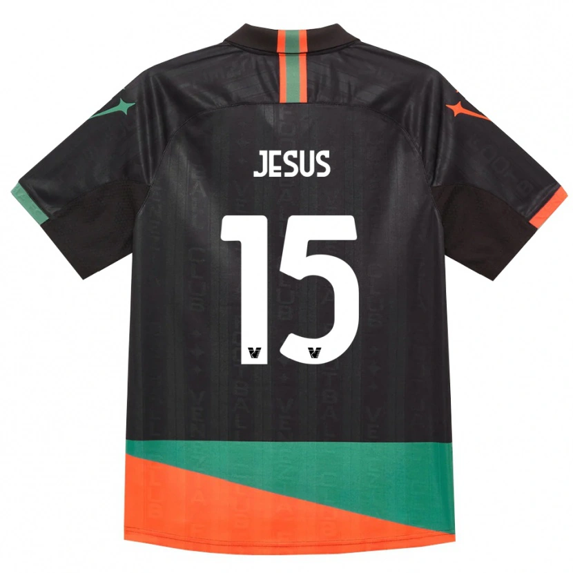 Danxen Kinder Juan Jesus #15 Schwarz Orange Grün Heimtrikot Trikot 2026/27 T-Shirt Österreich