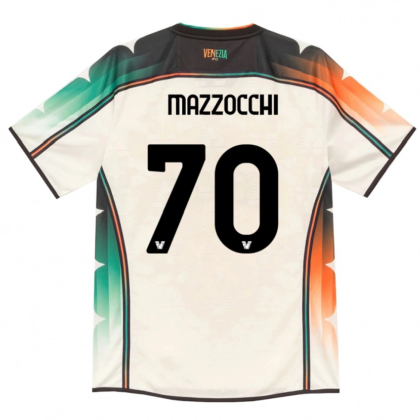 Danxen Kinder Pasquale Mazzocchi #70 Oldlace Orange Grün Auswärtstrikot Trikot 2026/27 T-Shirt Österreich