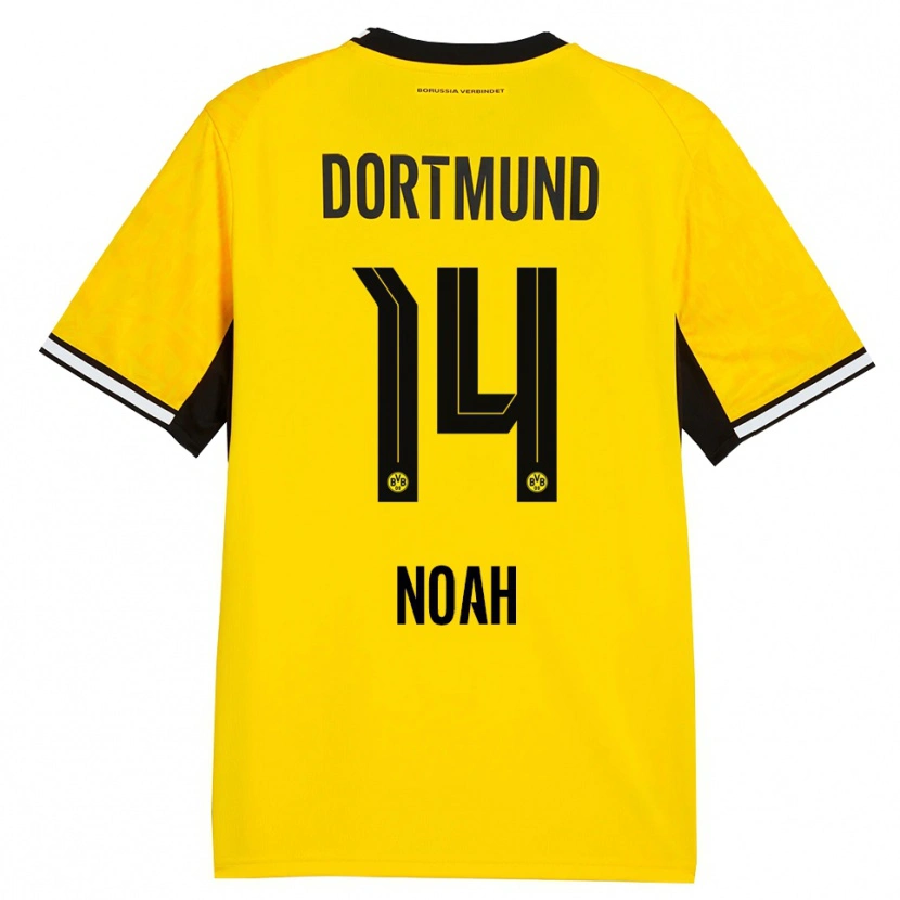 Danxen Kinder Colin Noah Kleine-Bekel #14 Gelb Schwarz Weiß Heimtrikot Trikot 2026/27 T-Shirt Österreich