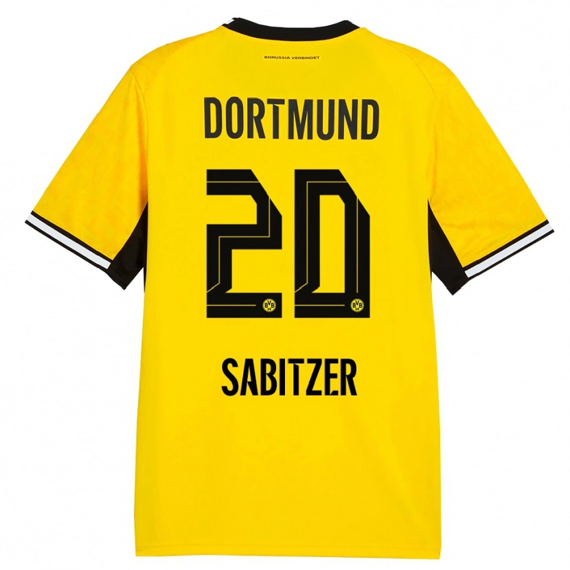 Danxen Kinder Marcel Sabitzer #20 Gelb Schwarz Weiß Heimtrikot Trikot 2026/27 T-Shirt Österreich