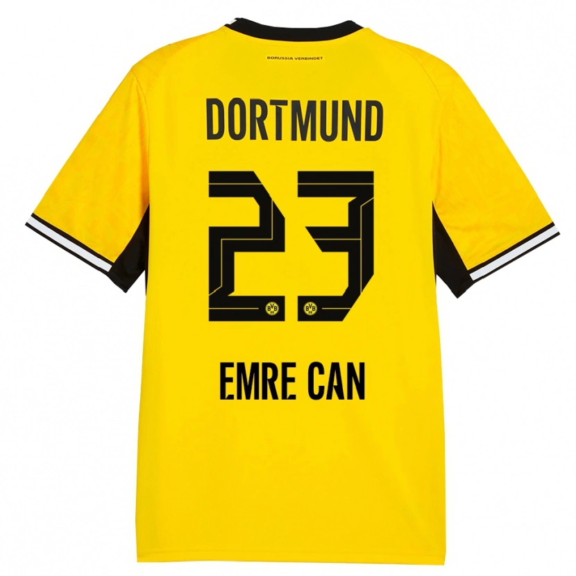 Danxen Kinder Emre Can #23 Gelb Schwarz Weiß Heimtrikot Trikot 2026/27 T-Shirt Österreich