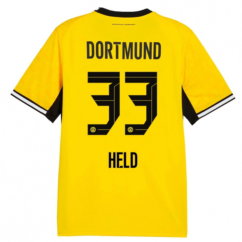 Danxen Kinder Aaron Held #33 Gelb Schwarz Weiß Heimtrikot Trikot 2026/27 T-Shirt Österreich