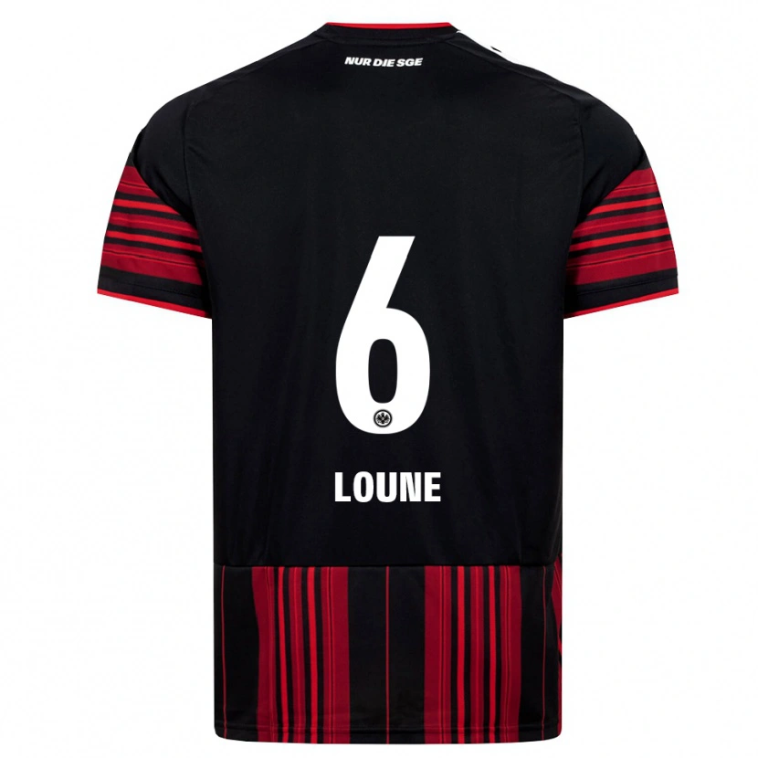 Danxen Kinder Adam Loune #6 Schwarz Rot Weiß Heimtrikot Trikot 2026/27 T-Shirt Österreich