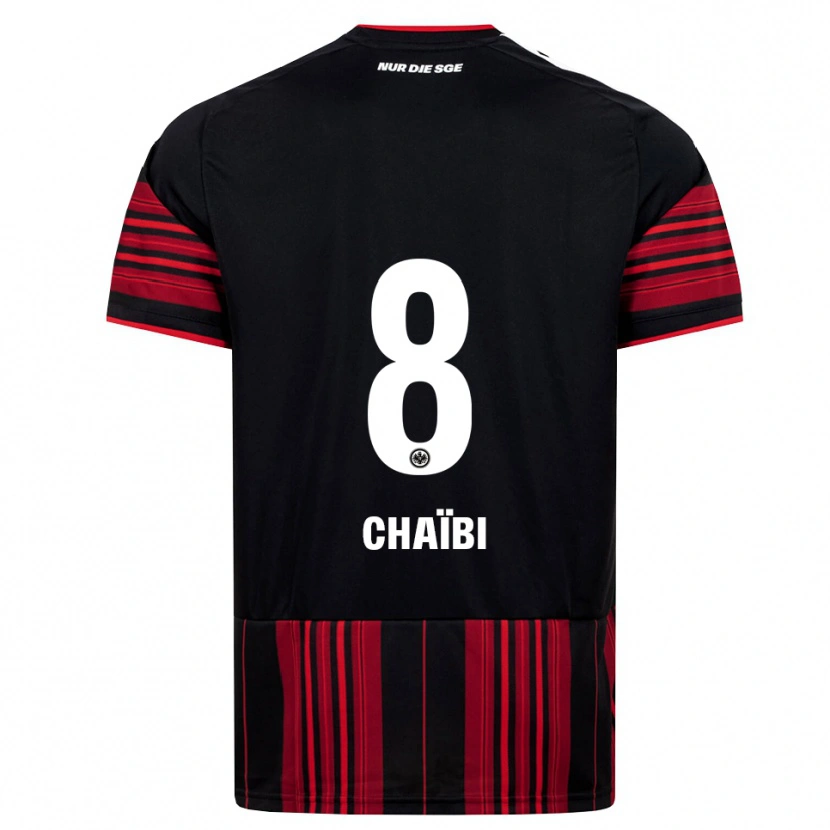 Danxen Kinder Farès Chaïbi #8 Schwarz Rot Weiß Heimtrikot Trikot 2026/27 T-Shirt Österreich