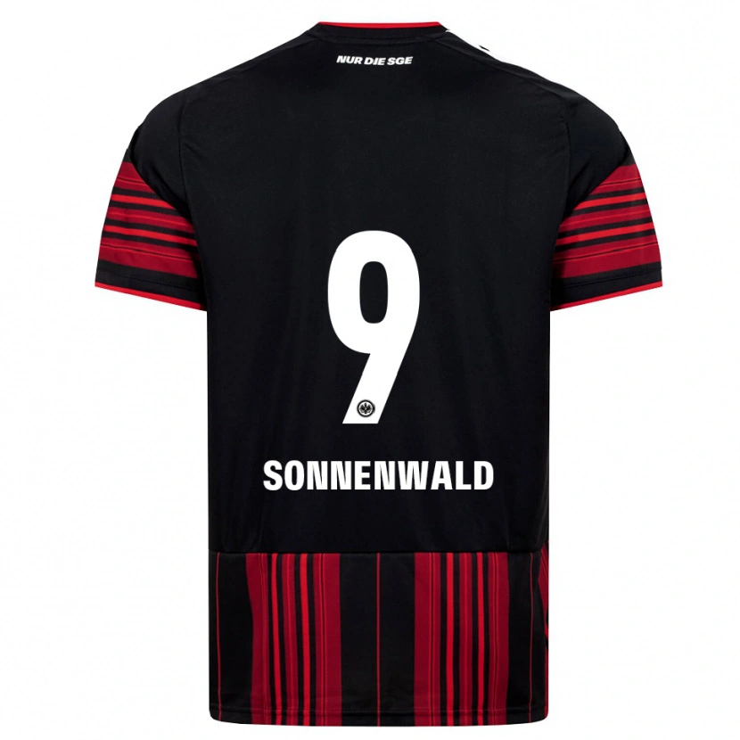 Danxen Kinder Lukas Sonnenwald #9 Schwarz Rot Weiß Heimtrikot Trikot 2026/27 T-Shirt Österreich