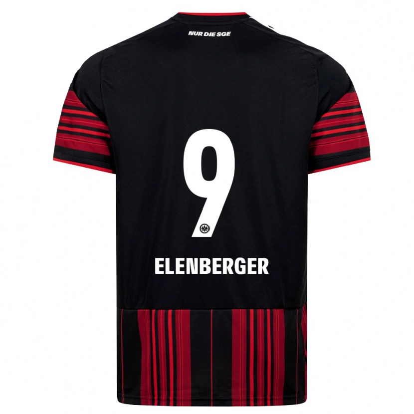 Danxen Kinder Samuel Elenberger #9 Schwarz Rot Weiß Heimtrikot Trikot 2026/27 T-Shirt Österreich