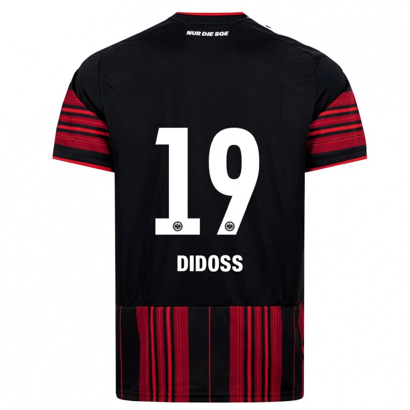 Danxen Kinder George Didoss #19 Schwarz Rot Weiß Heimtrikot Trikot 2026/27 T-Shirt Österreich