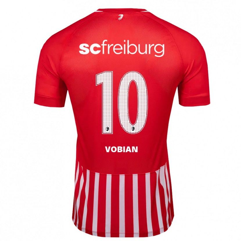 Danxen Kinder Selina Vobian #10 Rot Weiß Schwarz Heimtrikot Trikot 2026/27 T-Shirt Österreich