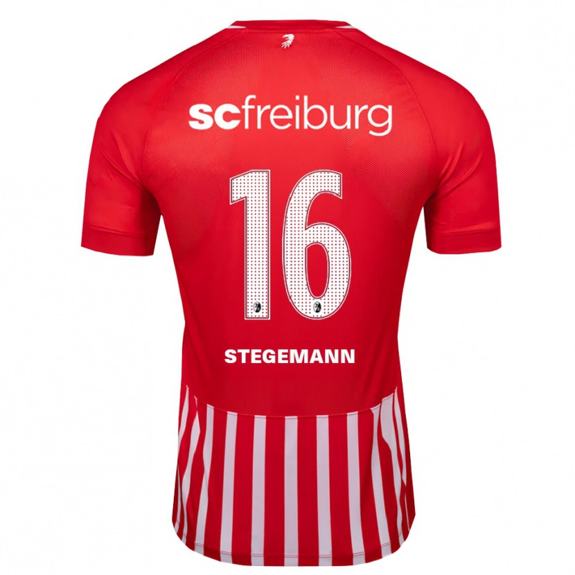 Danxen Kinder Greta Stegemann #16 Rot Weiß Schwarz Heimtrikot Trikot 2026/27 T-Shirt Österreich