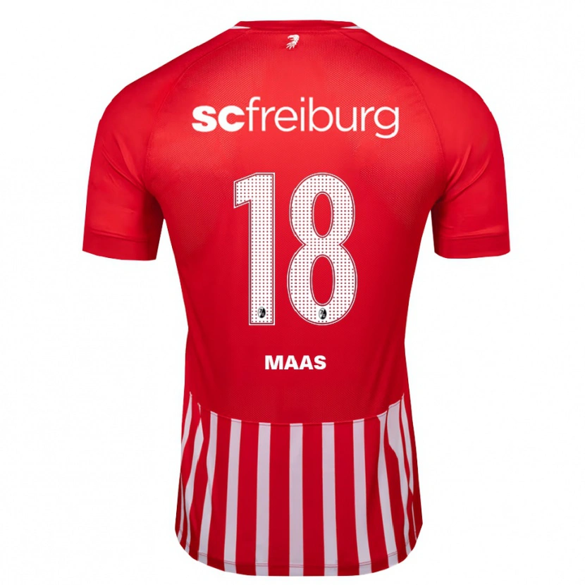 Danxen Kinder Mia-Lena Maas #18 Rot Weiß Schwarz Heimtrikot Trikot 2026/27 T-Shirt Österreich