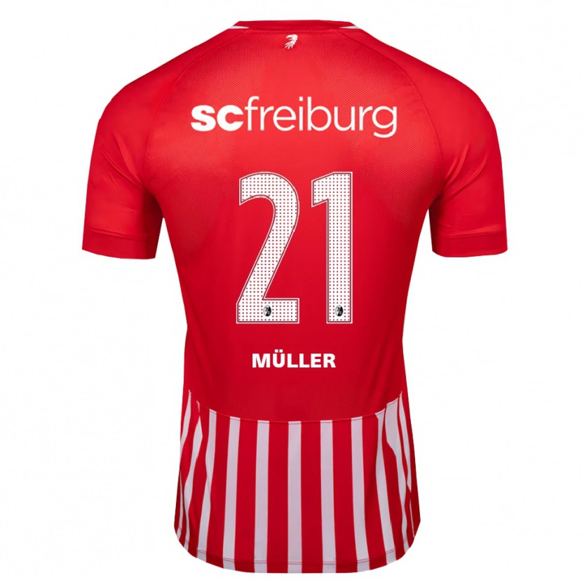 Danxen Kinder Florian Müller #21 Rot Weiß Schwarz Heimtrikot Trikot 2026/27 T-Shirt Österreich