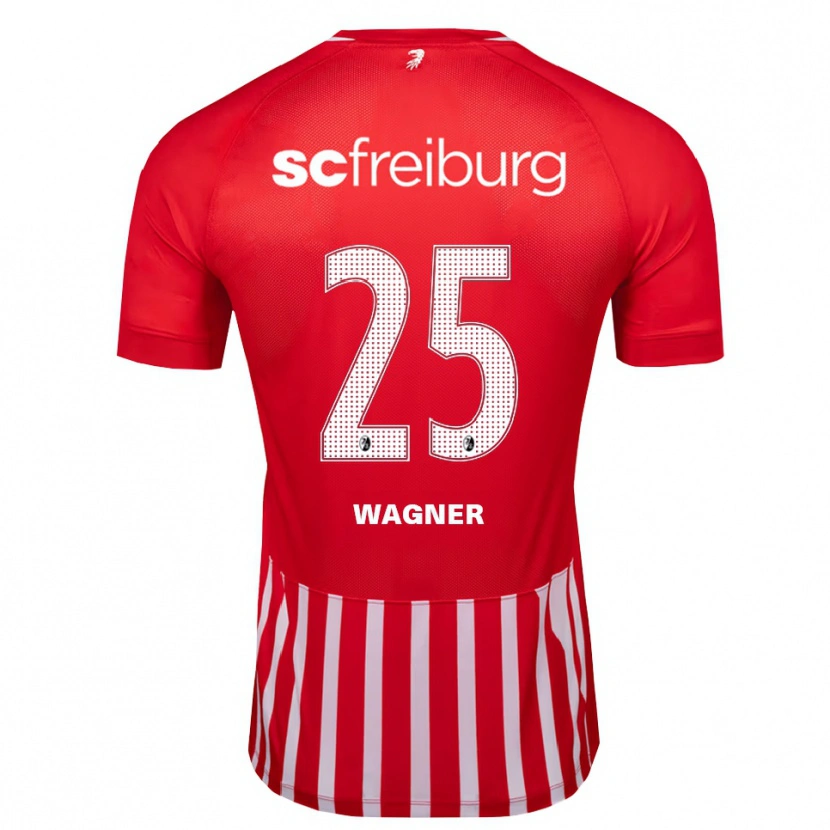 Danxen Kinder Noah Wagner #25 Rot Weiß Schwarz Heimtrikot Trikot 2026/27 T-Shirt Österreich