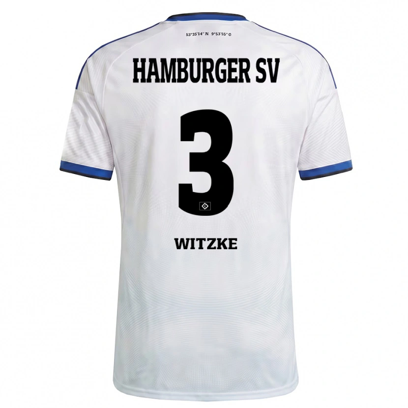 Danxen Kinder Oliver Witzke #3 Weiß Schwarz Blau Heimtrikot Trikot 2026/27 T-Shirt Österreich