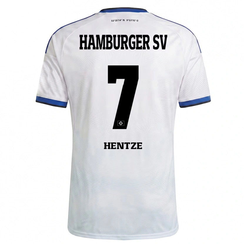Danxen Kinder Tanita-Tammy Hentze #7 Weiß Schwarz Blau Heimtrikot Trikot 2026/27 T-Shirt Österreich