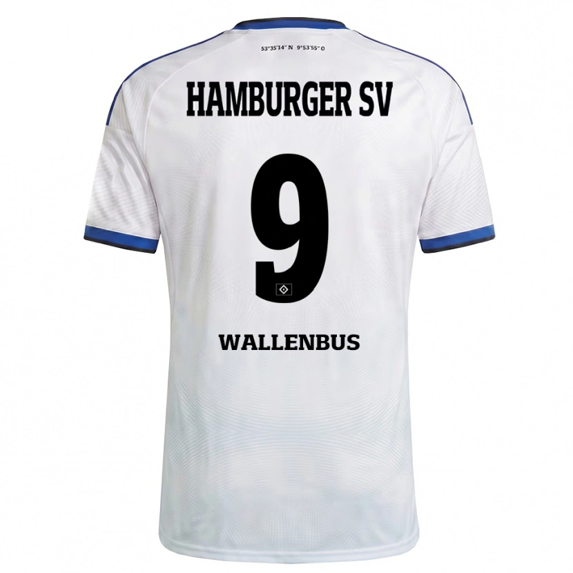 Danxen Kinder Noah Wallenßus #9 Weiß Schwarz Blau Heimtrikot Trikot 2026/27 T-Shirt Österreich