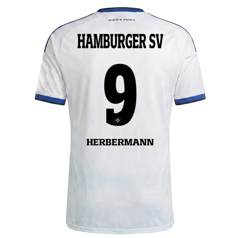 Danxen Kinder Kevin Herbermann #9 Weiß Schwarz Blau Heimtrikot Trikot 2026/27 T-Shirt Österreich