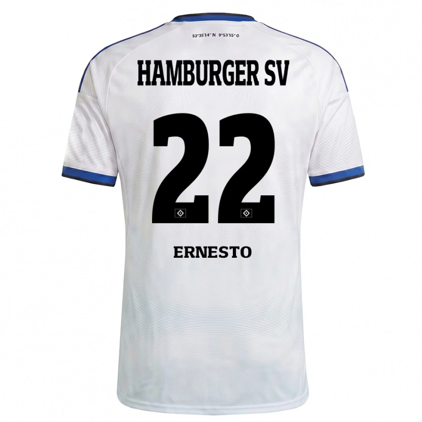Danxen Kinder Jorge Ernesto #22 Weiß Schwarz Blau Heimtrikot Trikot 2026/27 T-Shirt Österreich