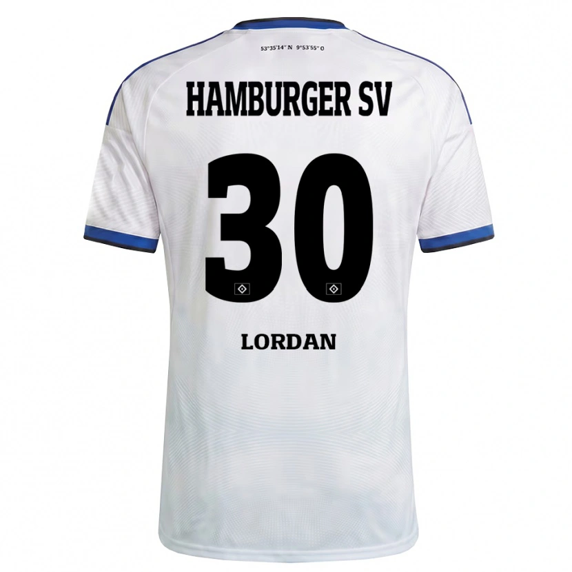 Danxen Kinder Dylan Lordan #30 Weiß Schwarz Blau Heimtrikot Trikot 2026/27 T-Shirt Österreich