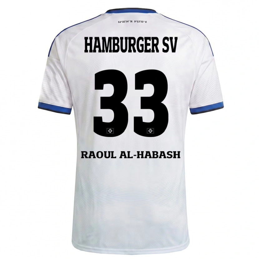 Danxen Kinder Luca Raoul Al-Habash #33 Weiß Schwarz Blau Heimtrikot Trikot 2026/27 T-Shirt Österreich
