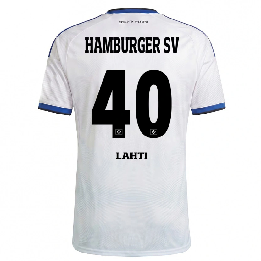 Danxen Kinder Elias Lahti #40 Weiß Schwarz Blau Heimtrikot Trikot 2026/27 T-Shirt Österreich