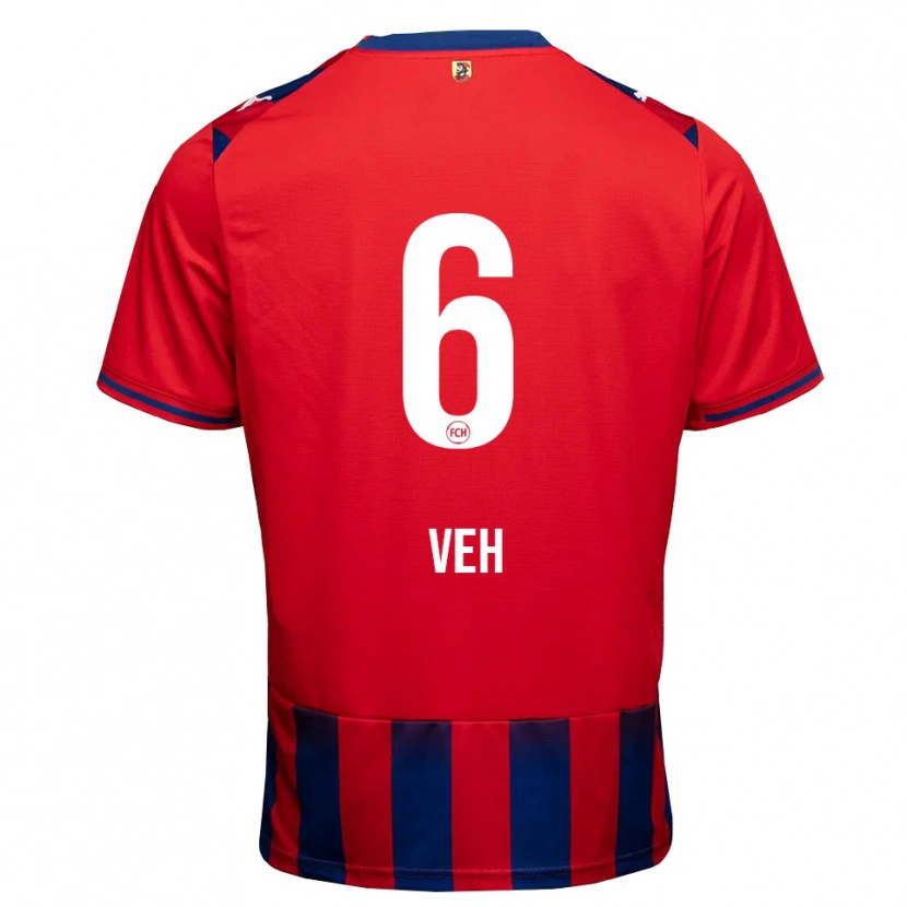 Danxen Kinder Lucas Veh #6 Königsblau Weiß Rot Heimtrikot Trikot 2026/27 T-Shirt Österreich