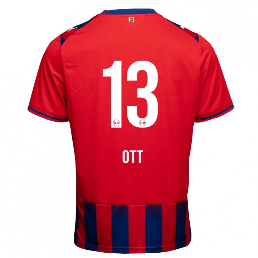 Danxen Kinder Jakob Ott #13 Königsblau Weiß Rot Heimtrikot Trikot 2026/27 T-Shirt Österreich
