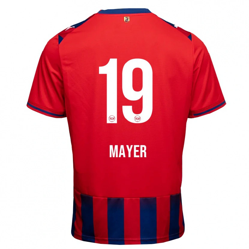 Danxen Kinder Luca Mayer #19 Königsblau Weiß Rot Heimtrikot Trikot 2026/27 T-Shirt Österreich