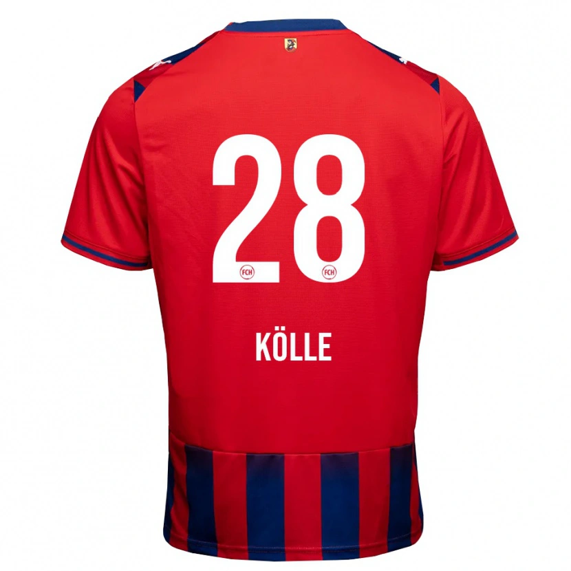 Danxen Kinder Adam Kölle #28 Königsblau Weiß Rot Heimtrikot Trikot 2026/27 T-Shirt Österreich