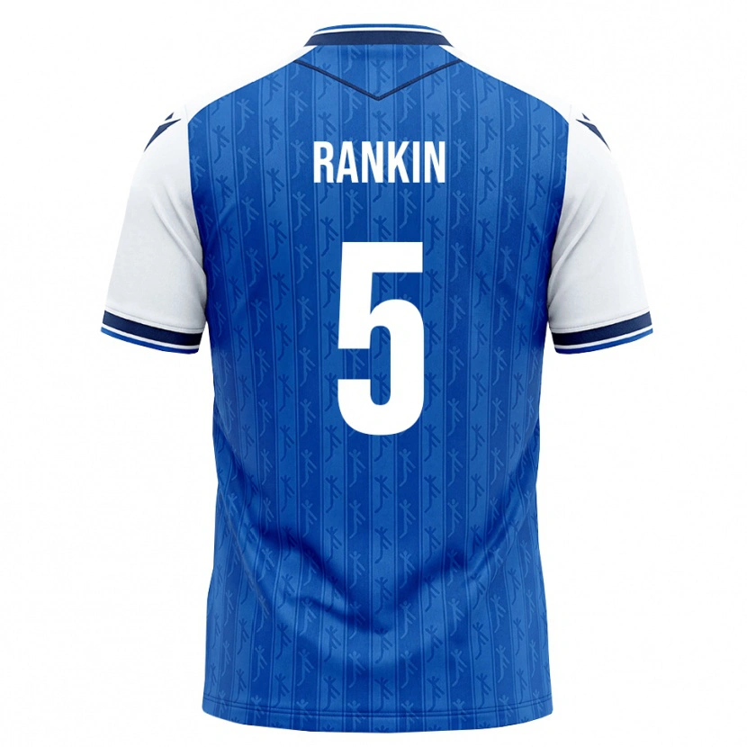Danxen Kinder Jamilla Rankin #5 Königsblau Weiß Heimtrikot Trikot 2026/27 T-Shirt Österreich
