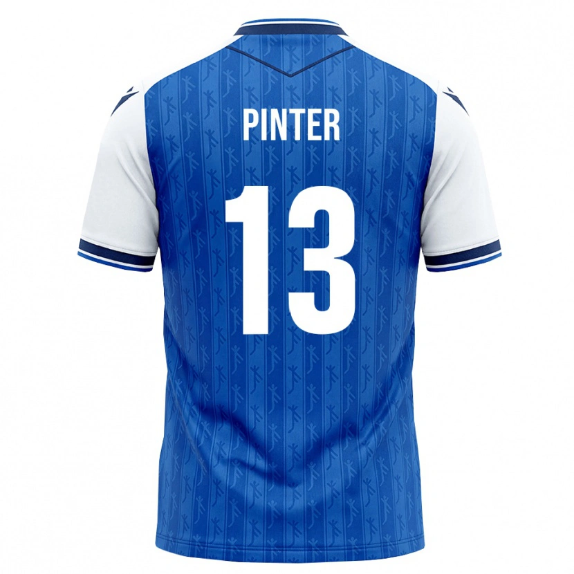 Danxen Kinder Valentein Pinter #13 Königsblau Weiß Heimtrikot Trikot 2026/27 T-Shirt Österreich