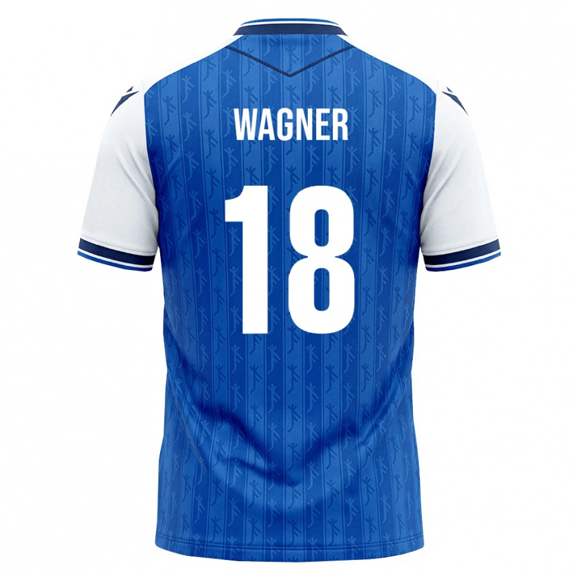 Danxen Kinder Ricardo Wagner #18 Königsblau Weiß Heimtrikot Trikot 2026/27 T-Shirt Österreich