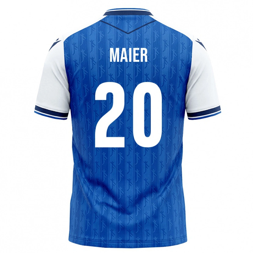 Danxen Kinder Leonie Maier #20 Königsblau Weiß Heimtrikot Trikot 2026/27 T-Shirt Österreich