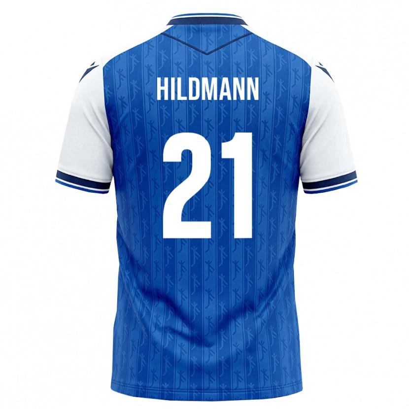 Danxen Kinder Timo Hildmann #21 Königsblau Weiß Heimtrikot Trikot 2026/27 T-Shirt Österreich