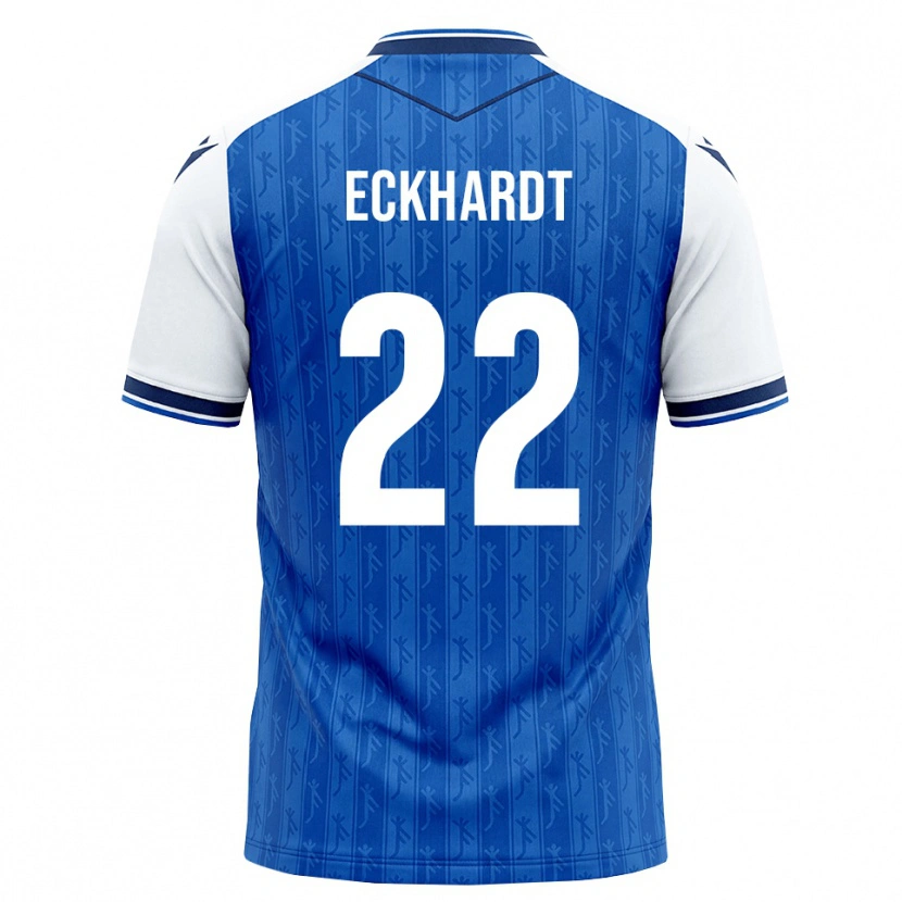 Danxen Kinder Aaron Eckhardt #22 Königsblau Weiß Heimtrikot Trikot 2026/27 T-Shirt Österreich
