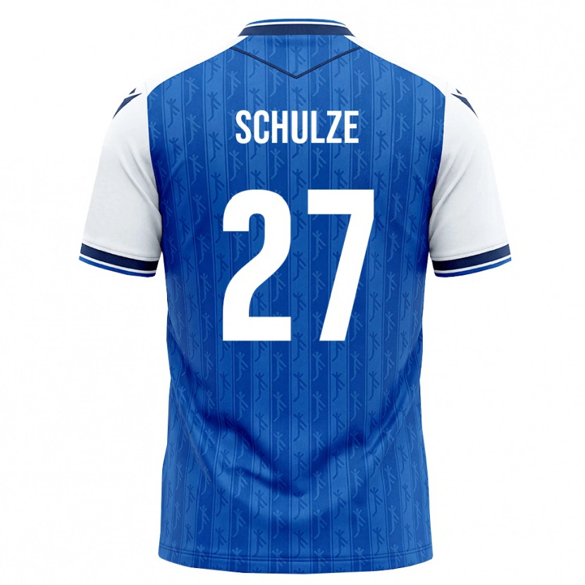 Danxen Kinder Louis Schulze #27 Königsblau Weiß Heimtrikot Trikot 2026/27 T-Shirt Österreich